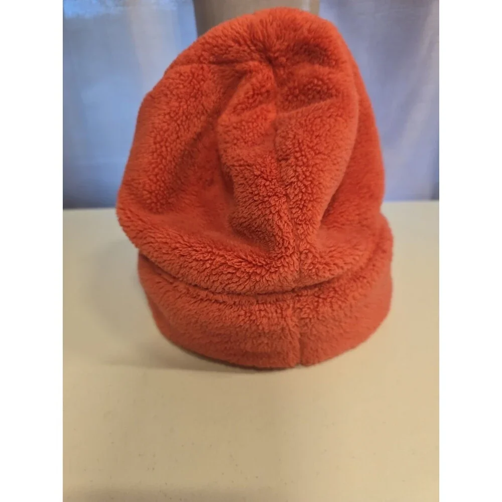 The North Face Red/pink Fleece Beanie Hat One Size Unisex Winter Soft Warm